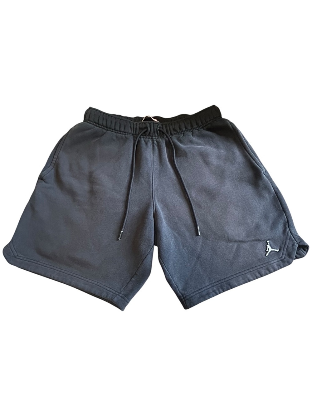Jordan Essentials Washed Black Fleece Shorts Men’s Medium